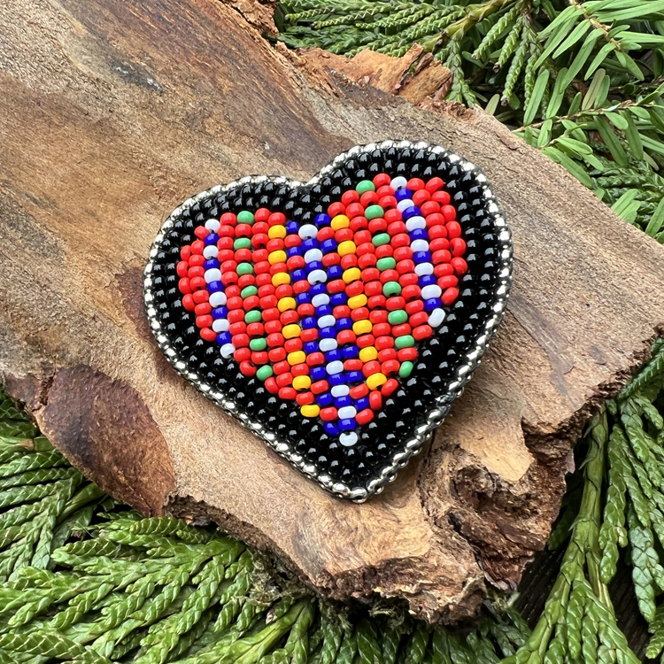 Métis Heart Pin